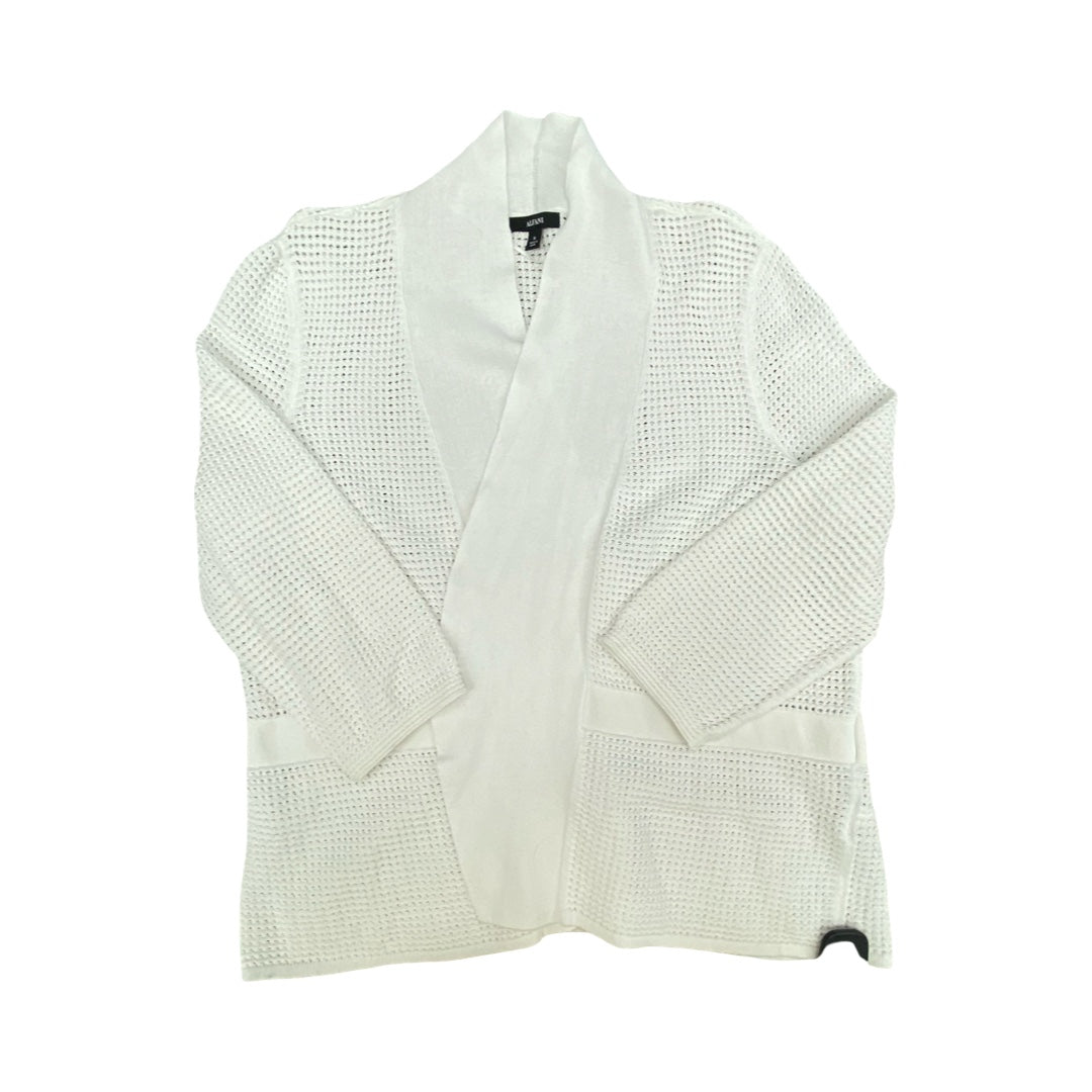 Sweater Cardigan By Alfani In White, Size:Xl