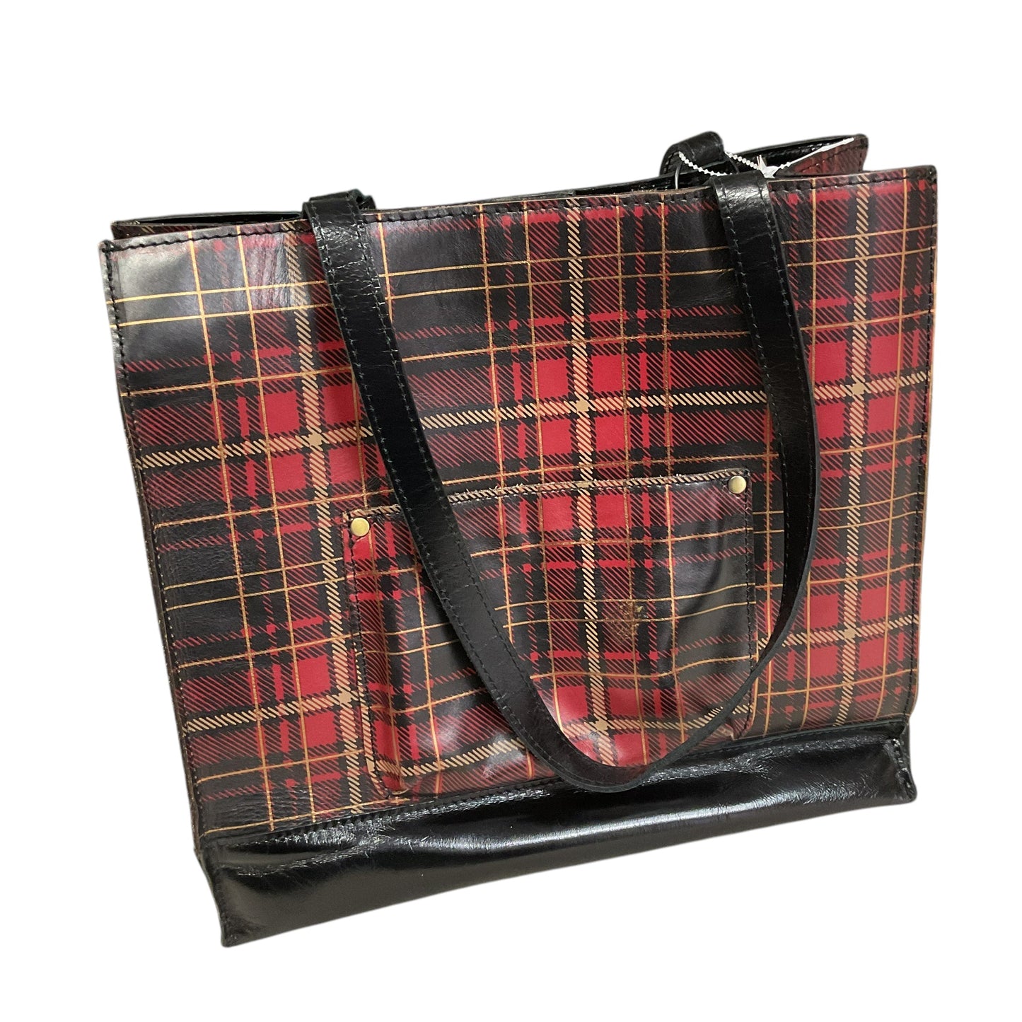 Handbag Designer By Patricia Nash In Black & Red, Size:Large