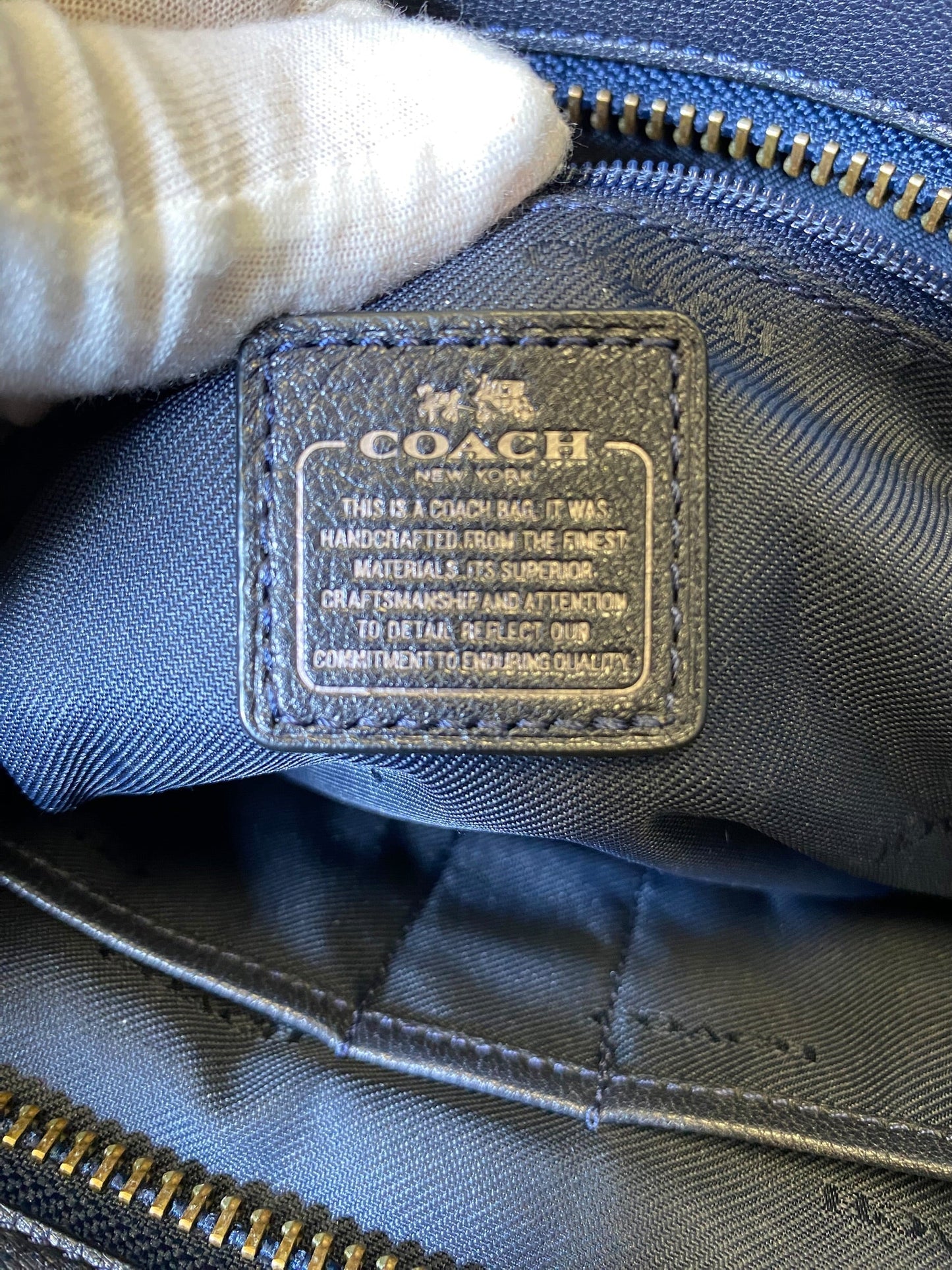 Handbag Designer By Coach, Size: Medium