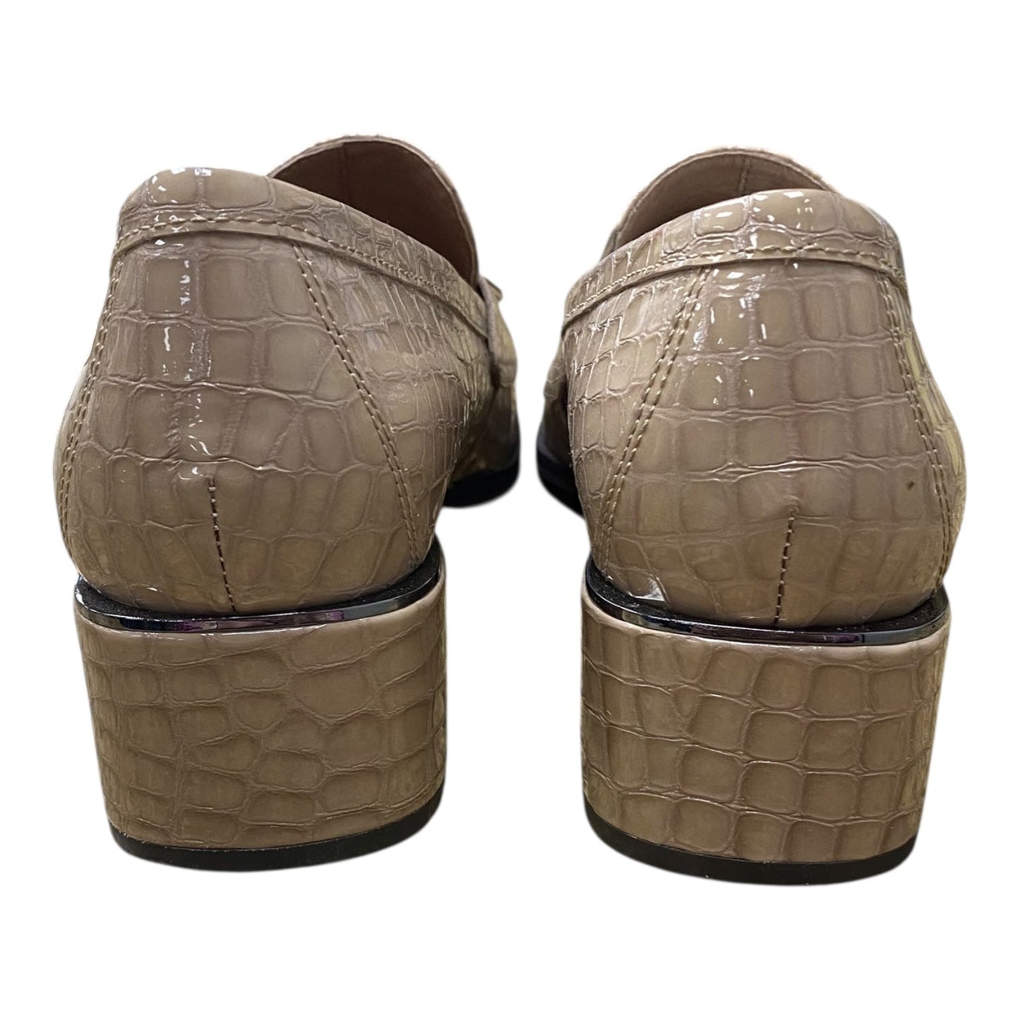 Shoes Heels Block By Donald Pliner In Cream, Size:8.5