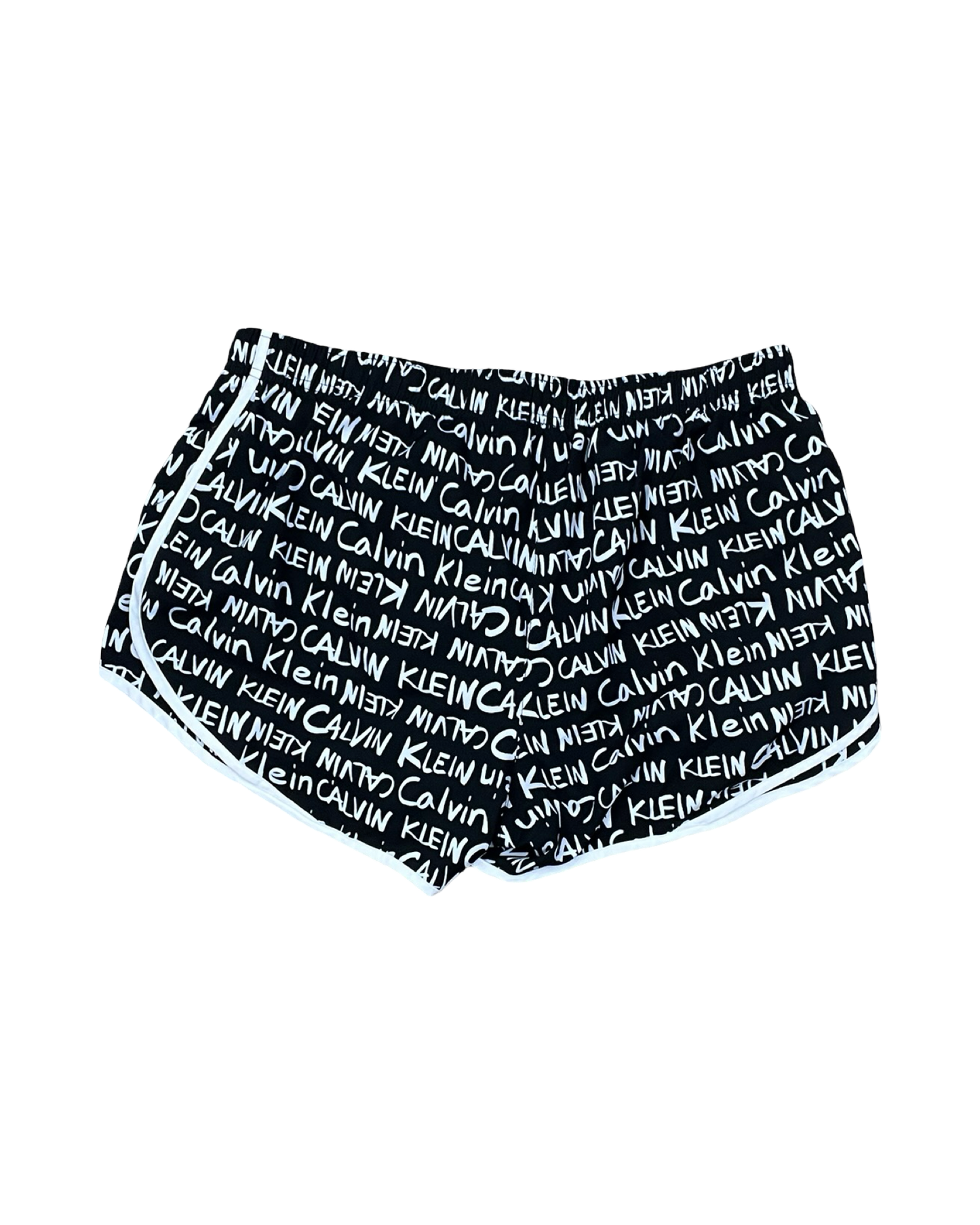 Shorts By Calvin Klein In Black & White, Size:Xl
