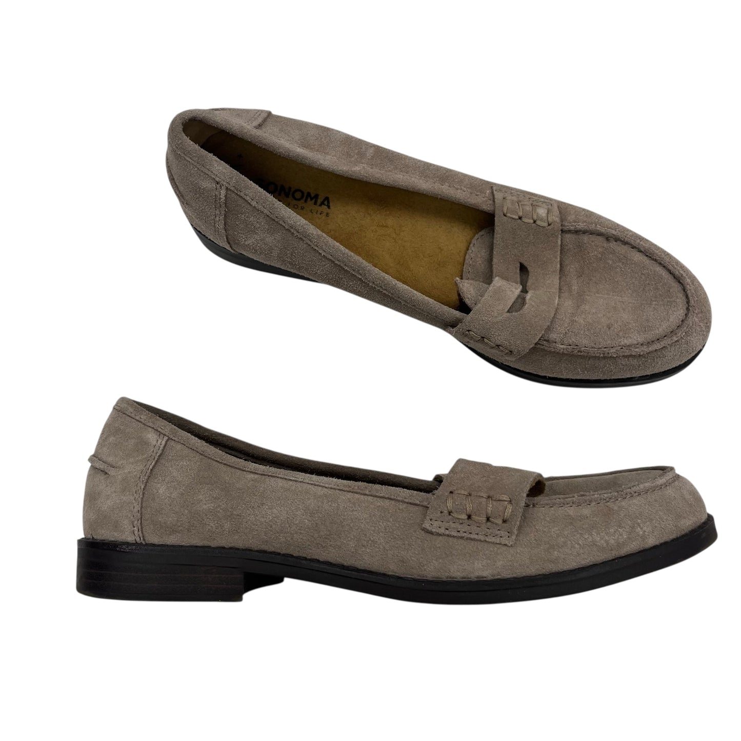 Shoes Flats By Sonoma In Brown, Size:8