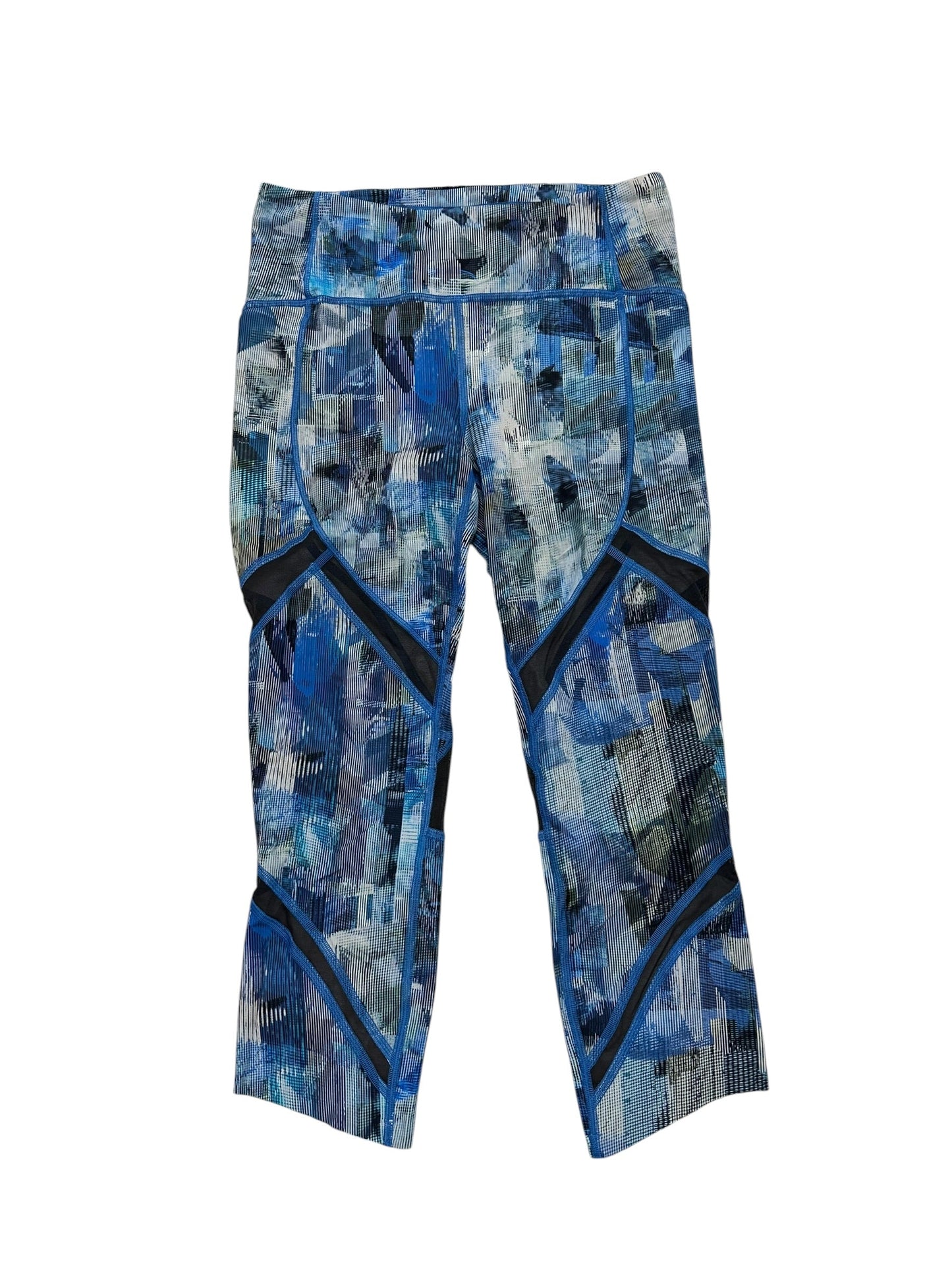Athletic Leggings By Lululemon In Blue, Size:6
