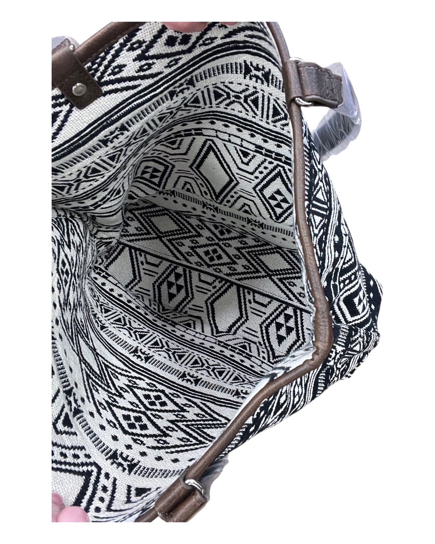 Tote By Thirty One In Black & White, Size:Large