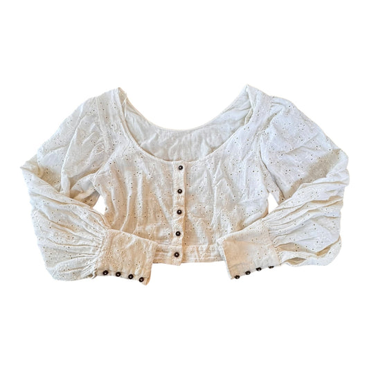 Top Ls By Free People In Cream, Size:S