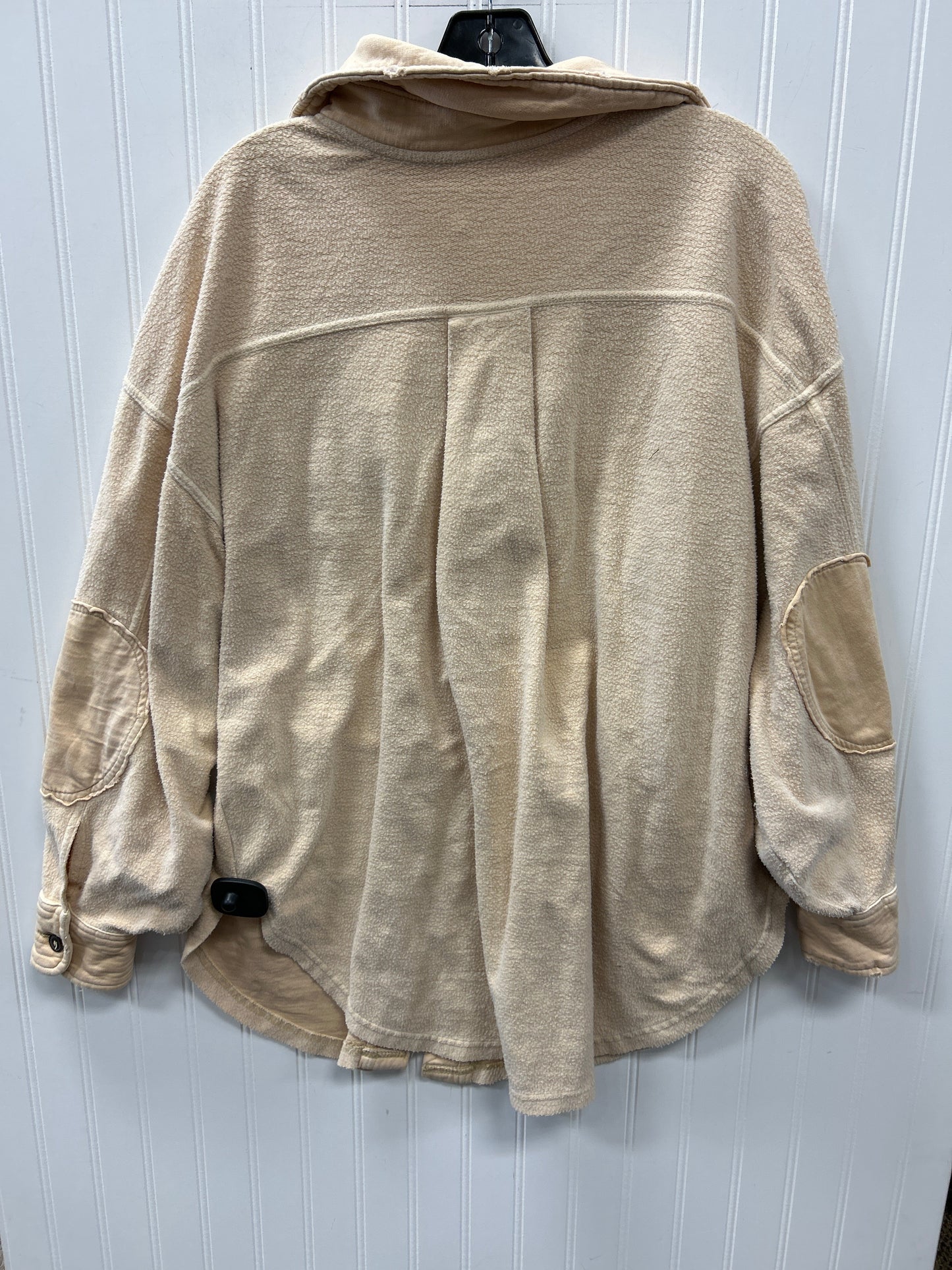 Jacket Fleece By Free People In Cream, Size:S