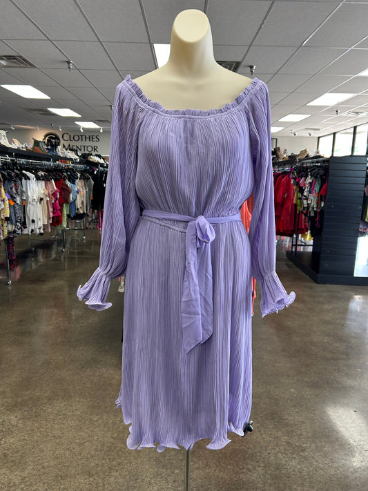 Dress Casual Short By Easel In Purple, Size:S