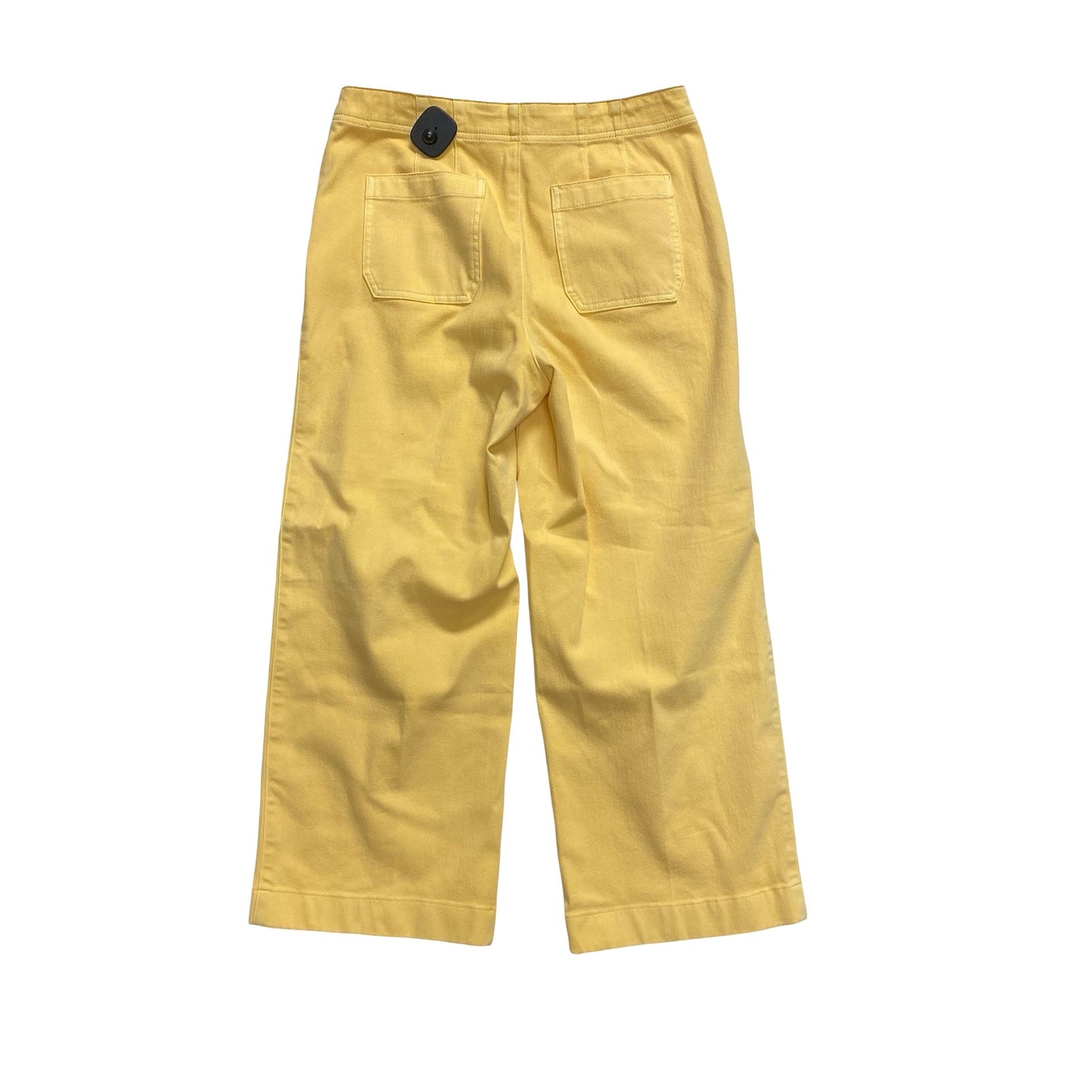 Jeans Cropped By Talbots In Yellow, Size:6