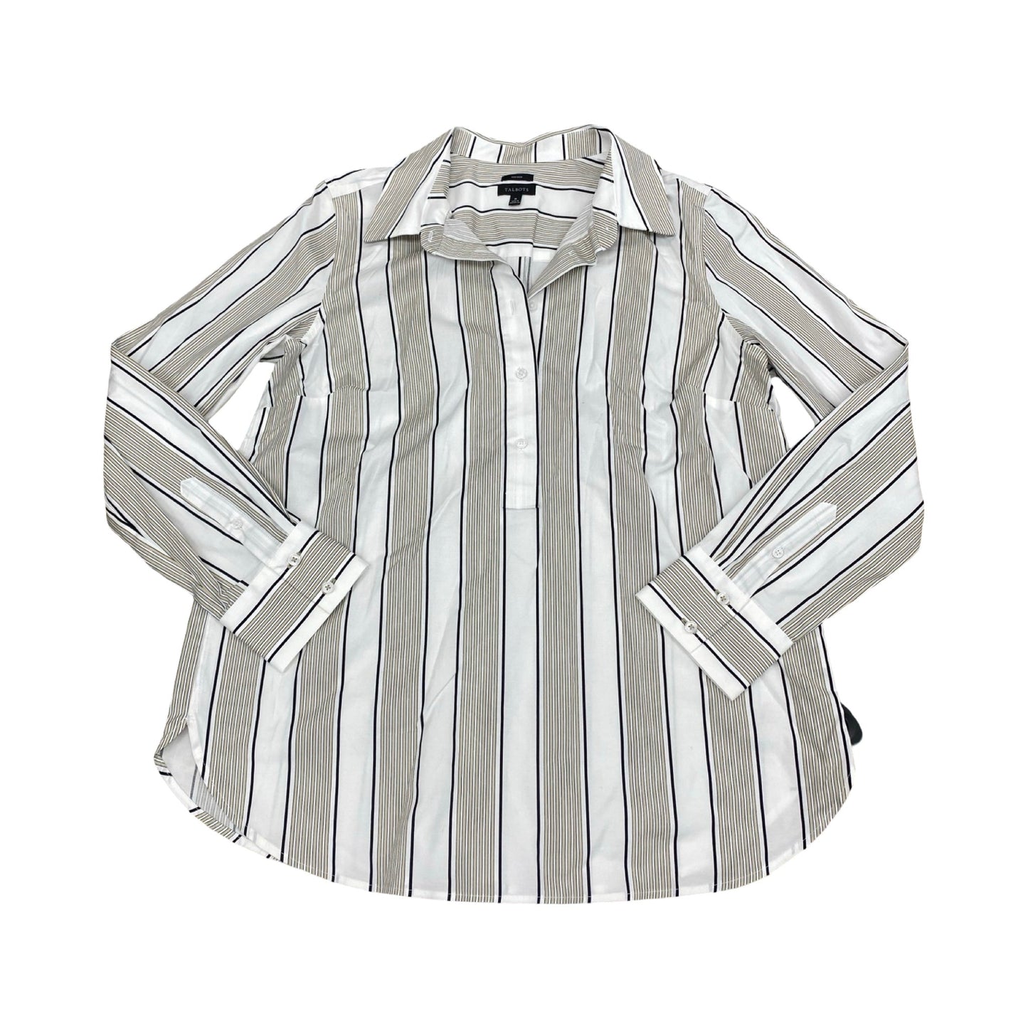 Top Ls By Talbots In Striped Pattern, Size:M
