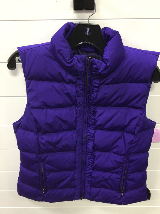 Vest Puffer & Quilted By Talbots In Purple, Size:M