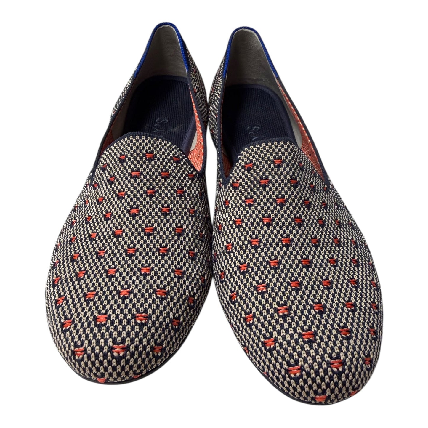 Shoes Flats By Rothys In Purple & Tan, Size:9