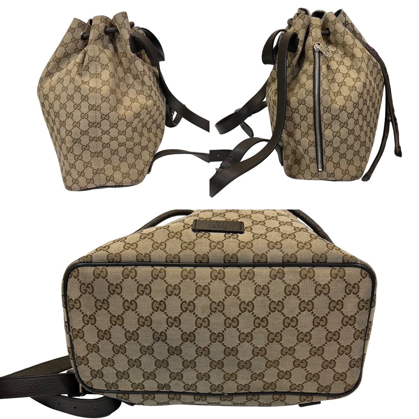 Backpack Luxury Designer By Gucci, Size: Medium