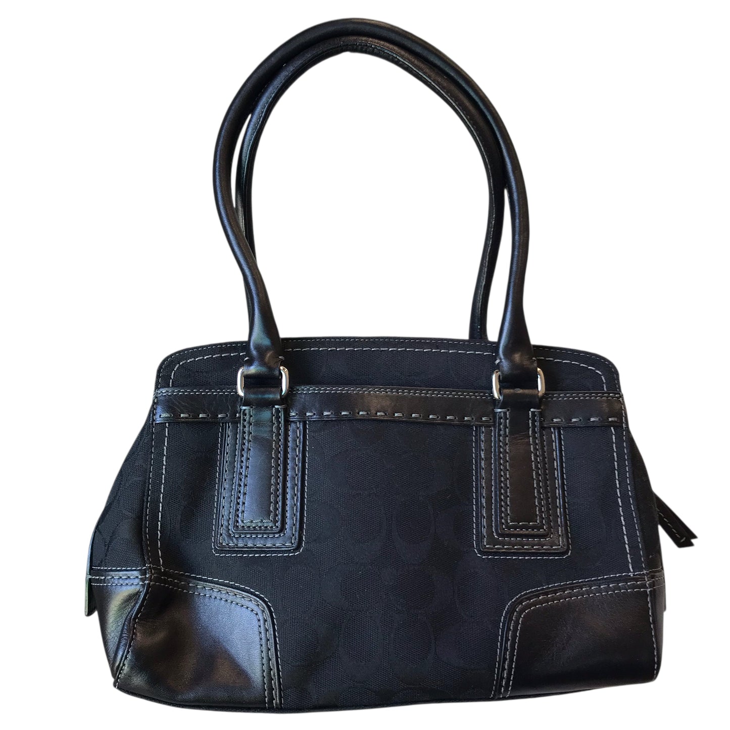 Handbag Designer By Coach In Black, Size:Small