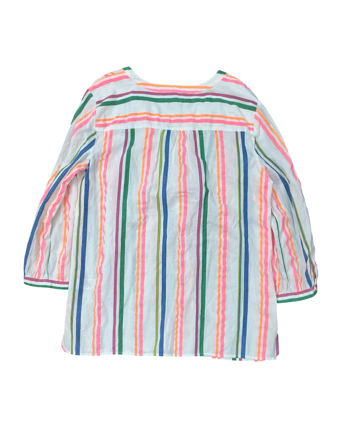 Top 3/4 Sleeve By Talbots In Multi, Size:L