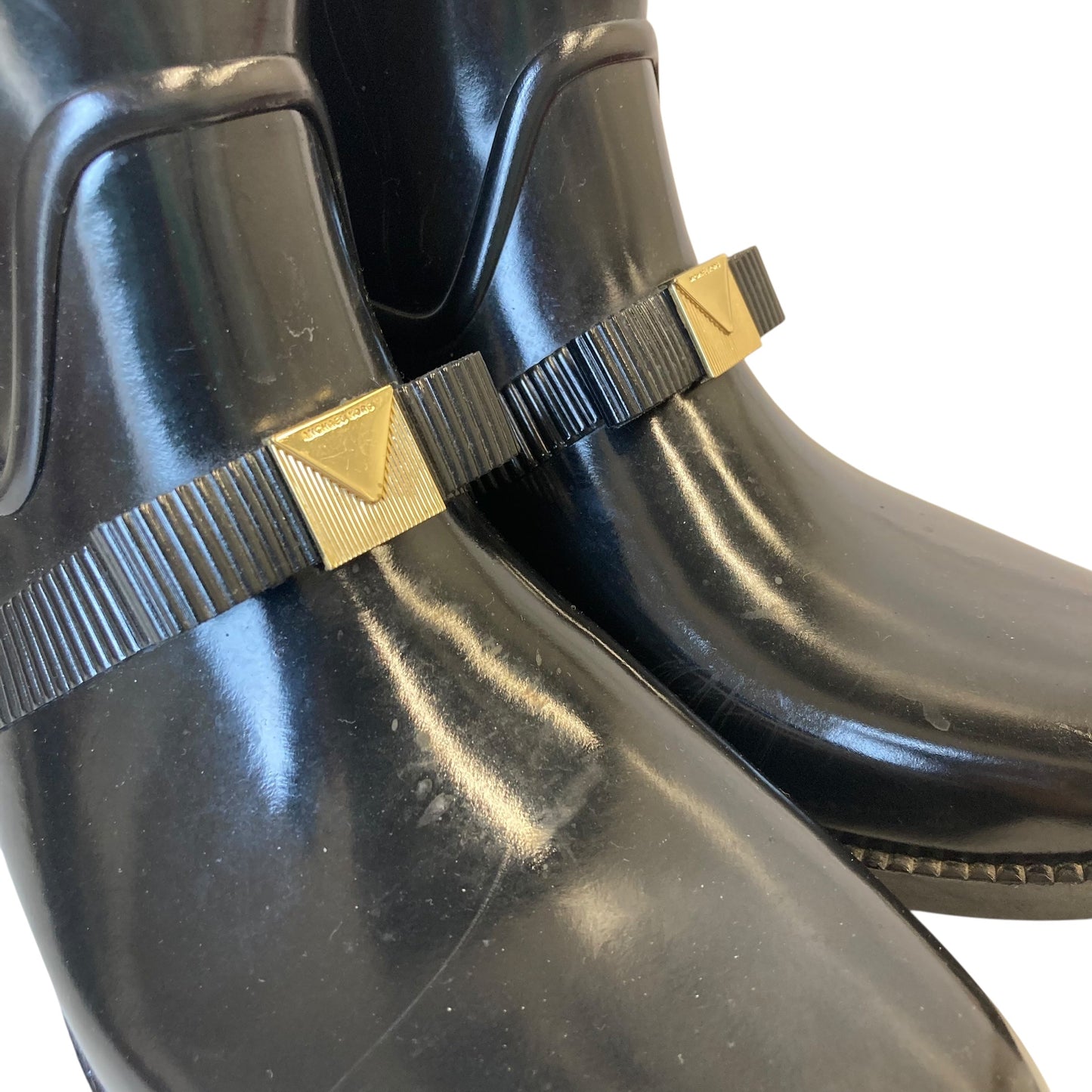 Boots Designer By Michael Kors In Black, Size:9