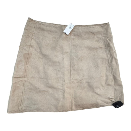 Skirt Mini & Short By Banana Republic In Tan, Size:10