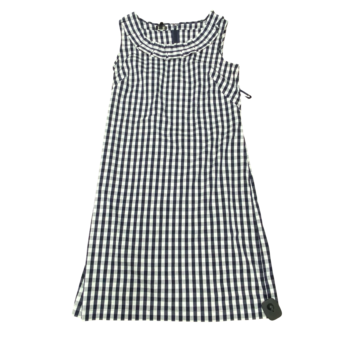 Dress Casual Midi By Talbots In Blue & White, Size:8