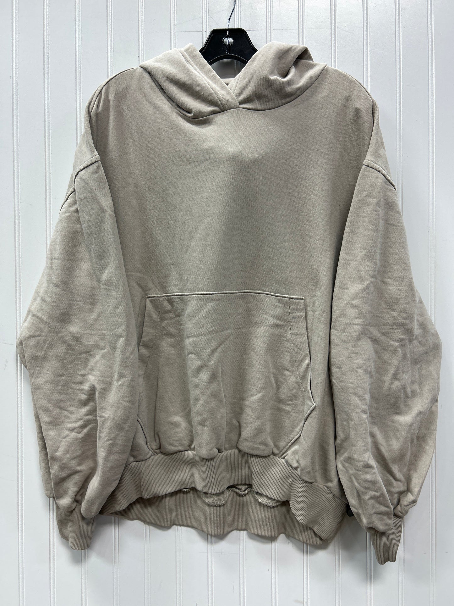 Sweatshirt Hoodie By Aerie In Taupe, Size:M