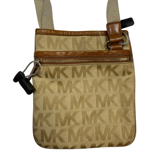 Crossbody Designer By Michael Kors In Brown, Size:Small