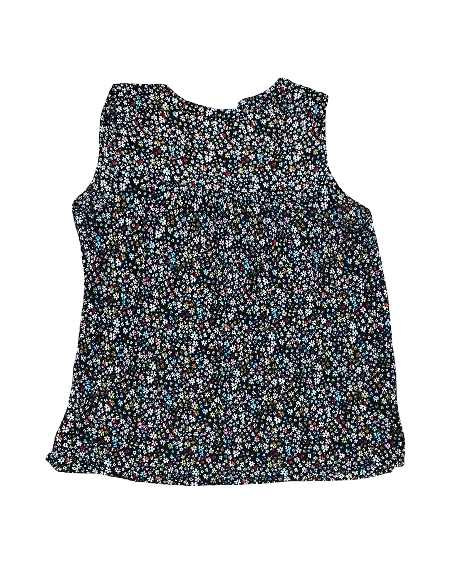 Top Sleeveless By Loft In Black, Size:S
