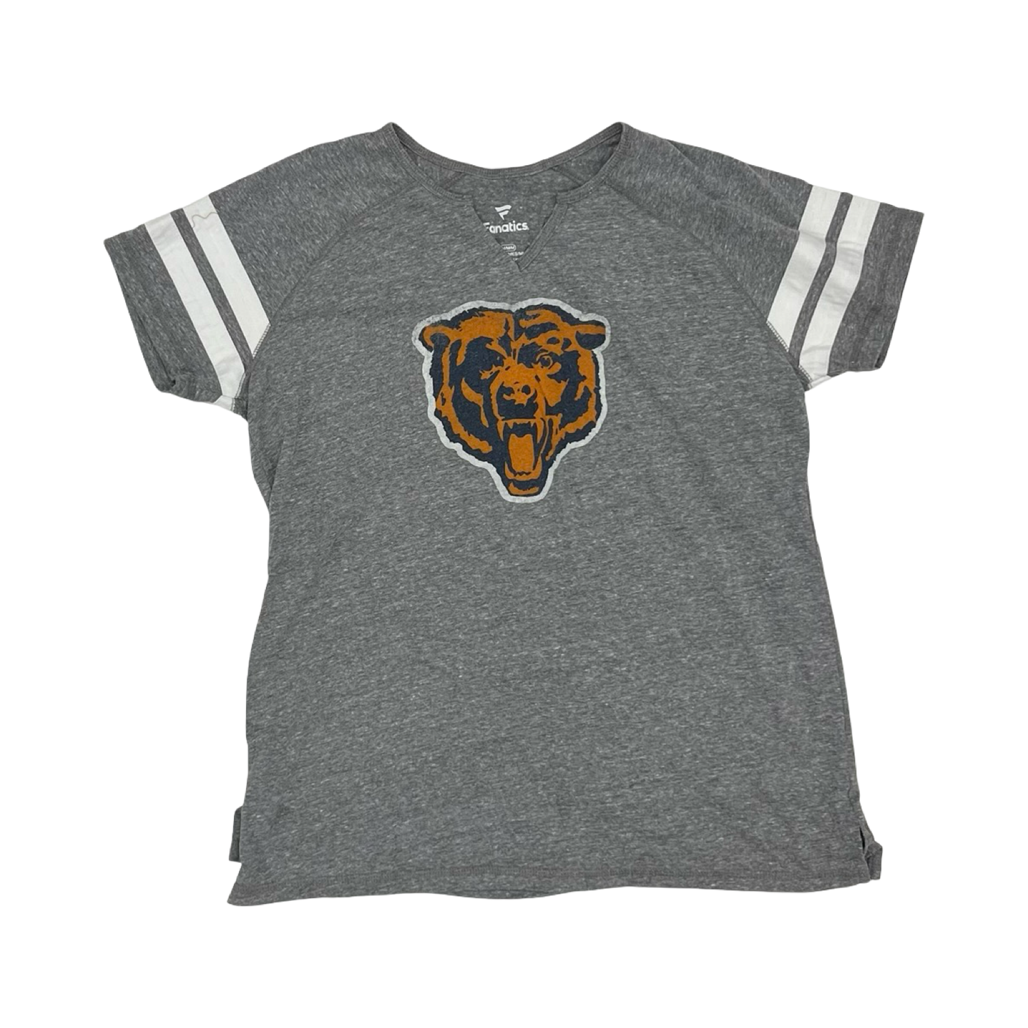 Athletic Top Ss By Fanatics In Grey, Size:M