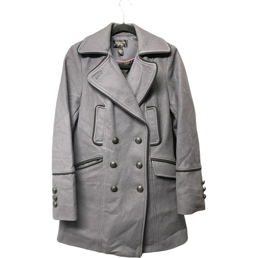Coat Peacoat By Victorias Secret In Grey, Size: 8