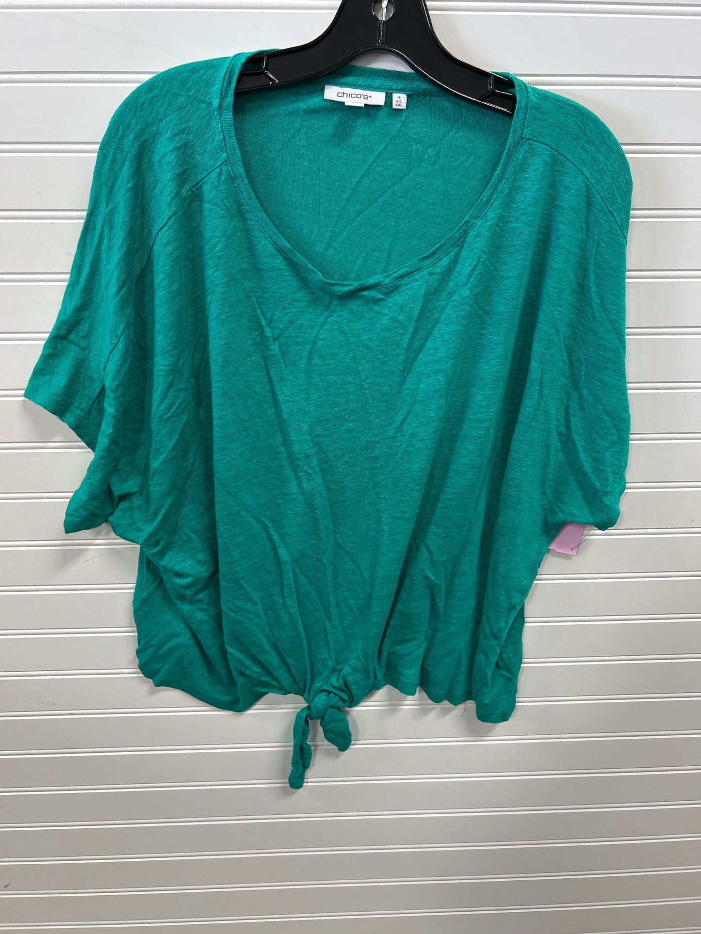 Top Ss By Chicos In Green, Size:1X