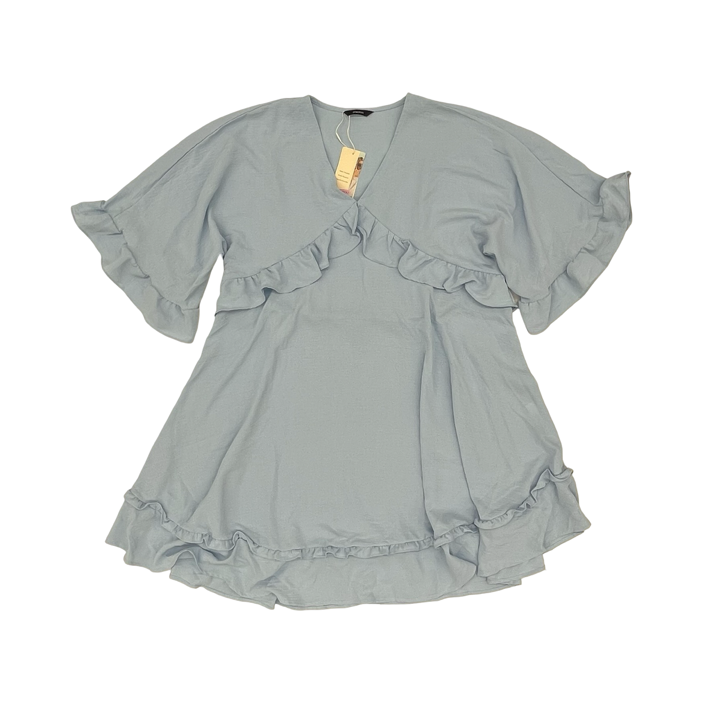 Dress Party Midi By Dokotoo In Blue, Size:Xl