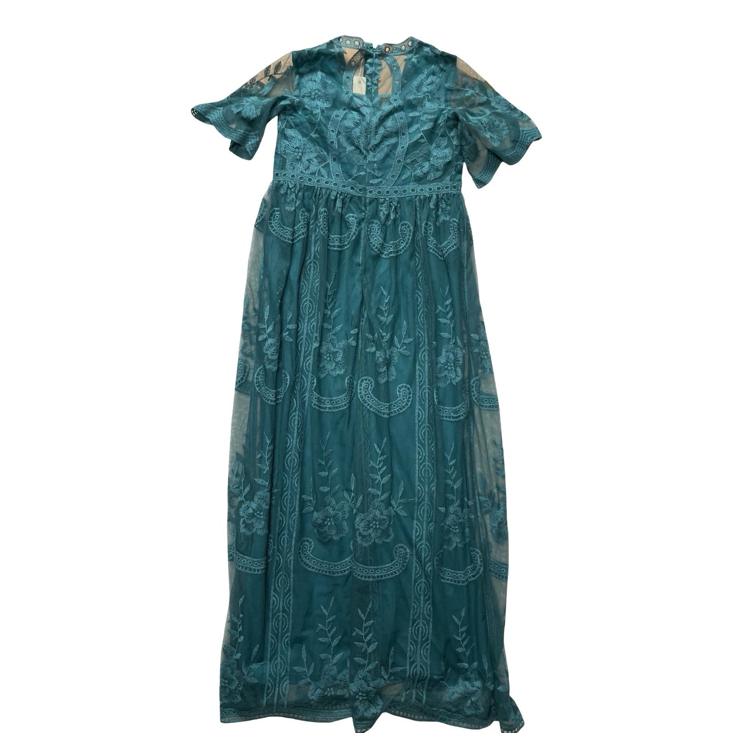 Mat Dress By Pink Blush In Teal, Size:S
