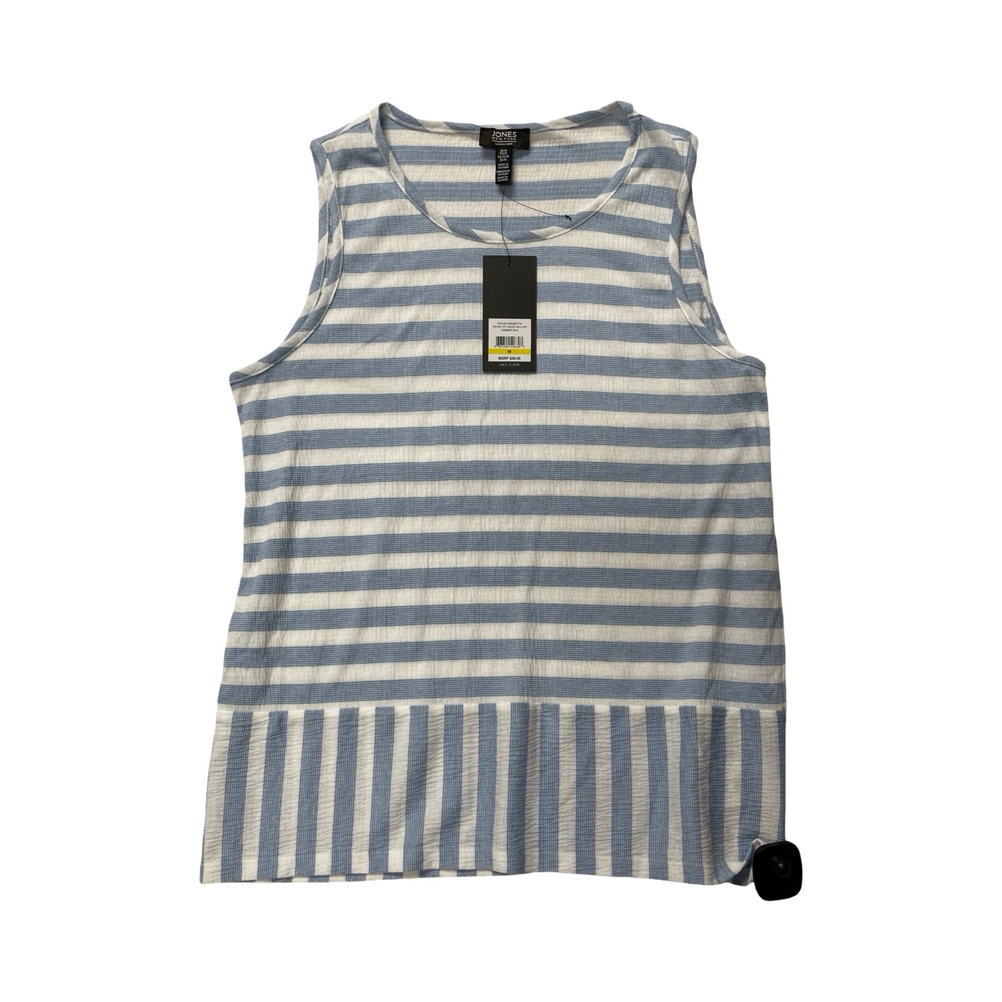 Top Sleeveless By Jones New York In Blue, Size:M