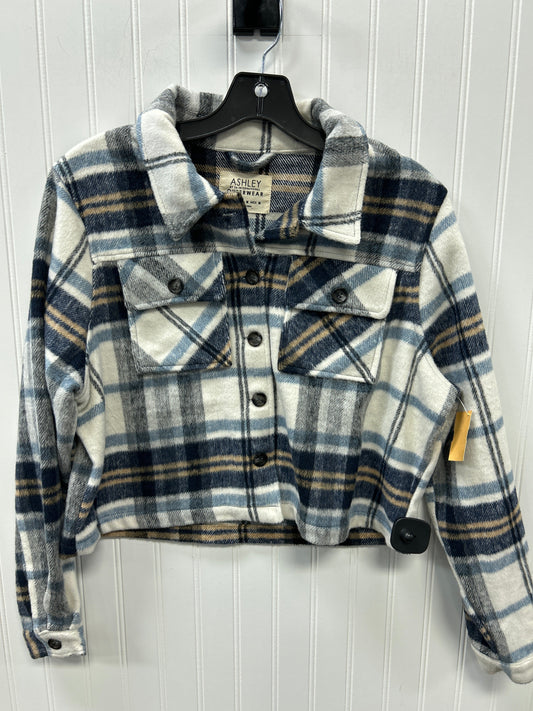 Jacket Fleece By Cmc In Blue & Brown, Size:M