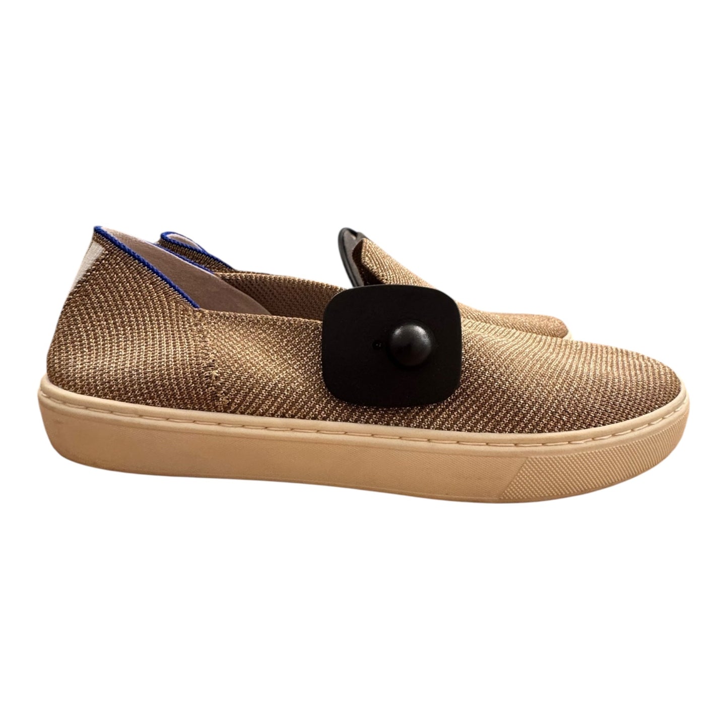 Shoes Designer By Rothys In Gold, Size:8.5