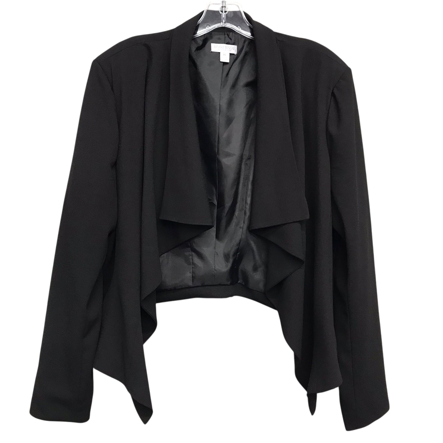 Blazer By Bisou Bisou In Black, Size:Xl