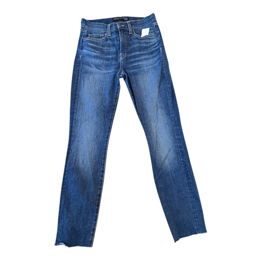 Jeans Skinny Designer By Veronica Beard In Blue Denim, Size:8