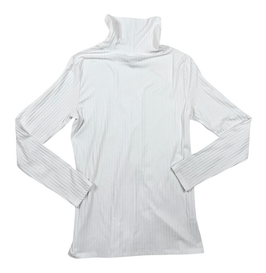 Athletic Top Ls Collar By Athleta In White, Size:M