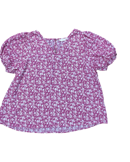 Top Ss By Lc Lauren Conrad In Pink & White, Size:Xl
