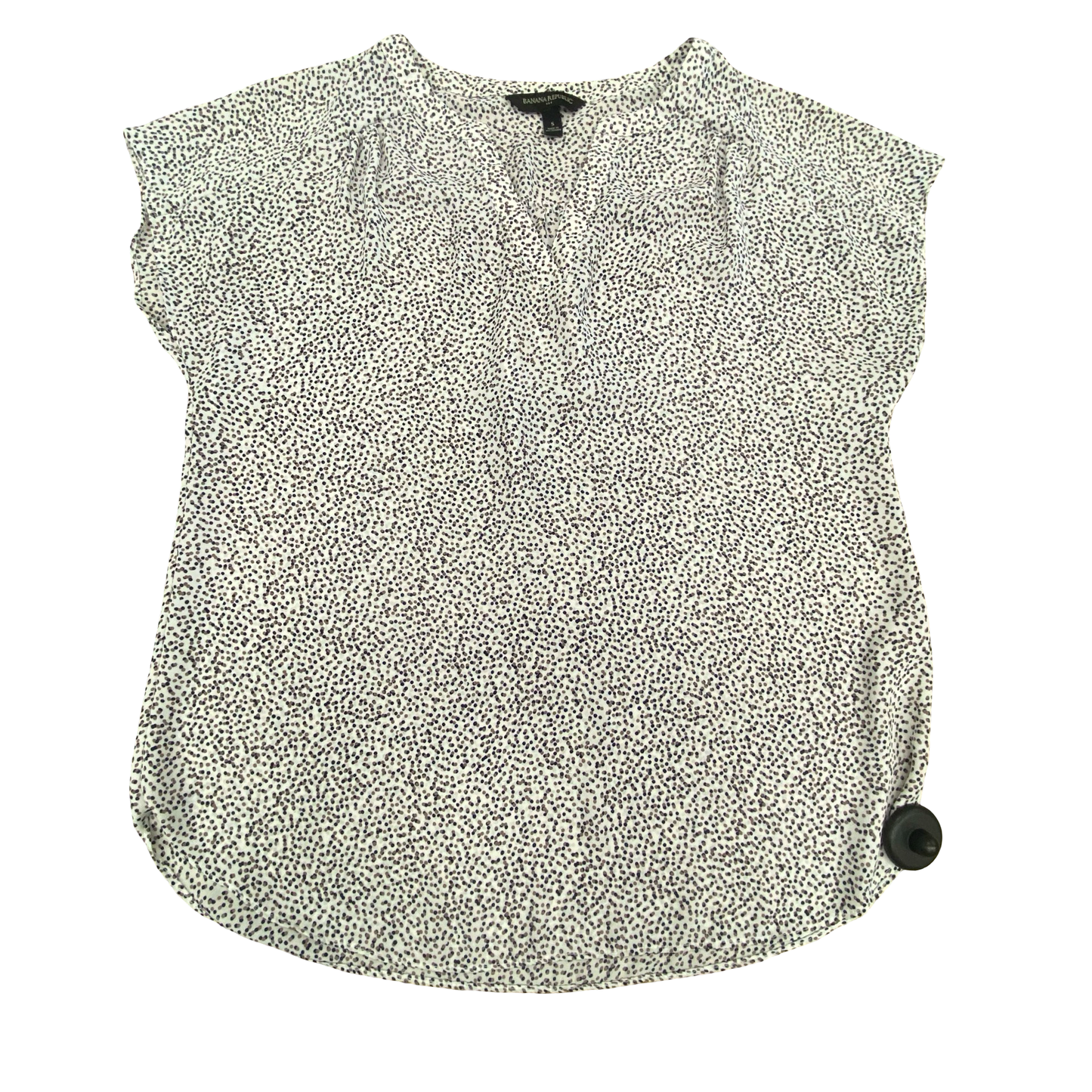 Top Sleeveless By Banana Republic In Polkadot Pattern, Size:S