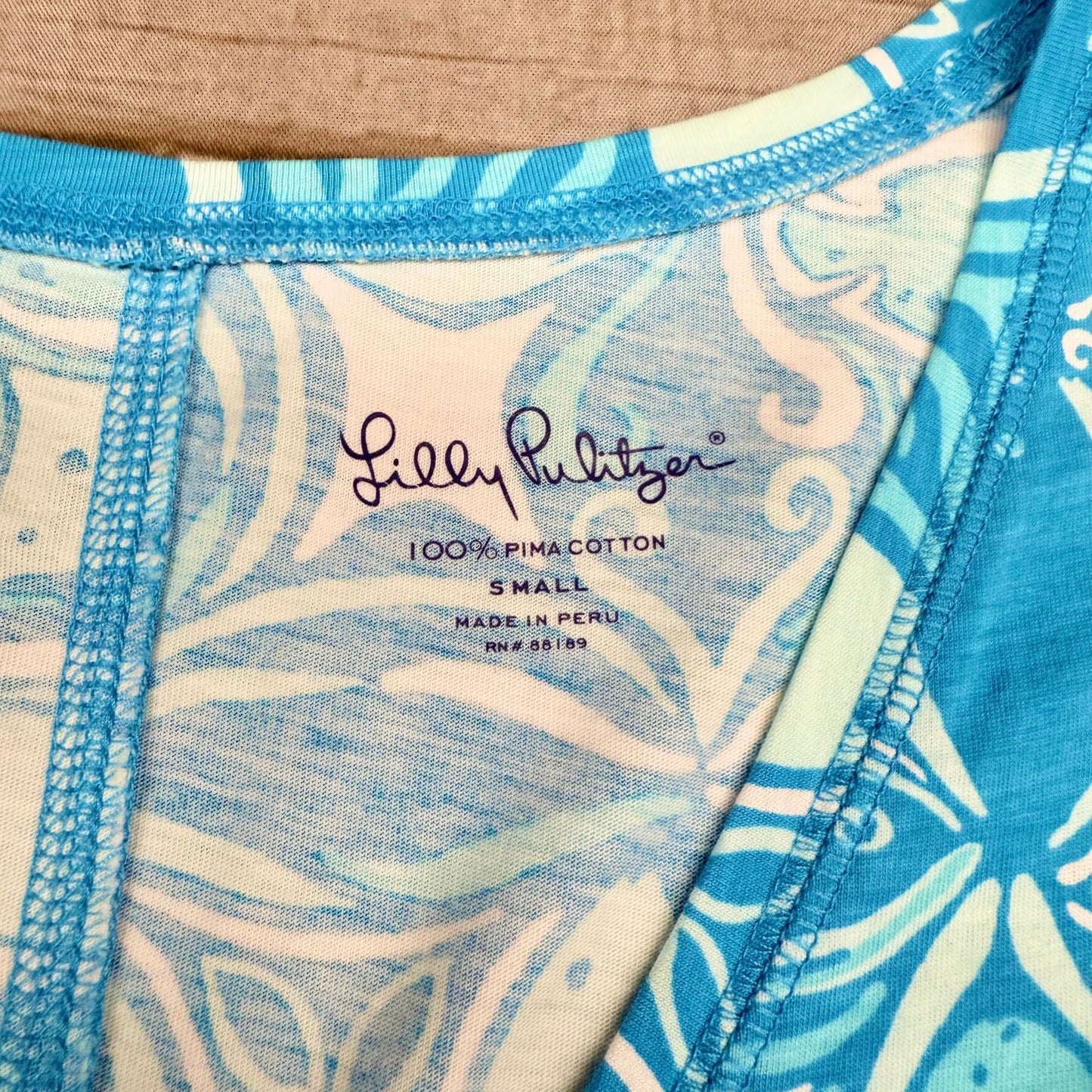 Dress Designer By Lilly Pulitzer In Blue & White, Size: S