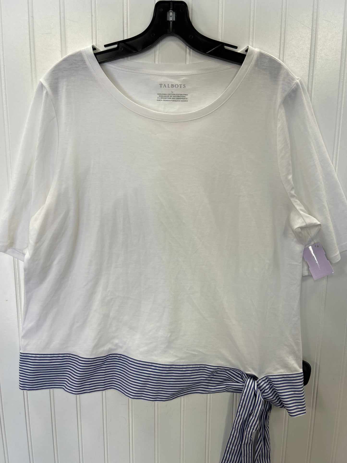 Top Ss By Talbots In White, Size:L