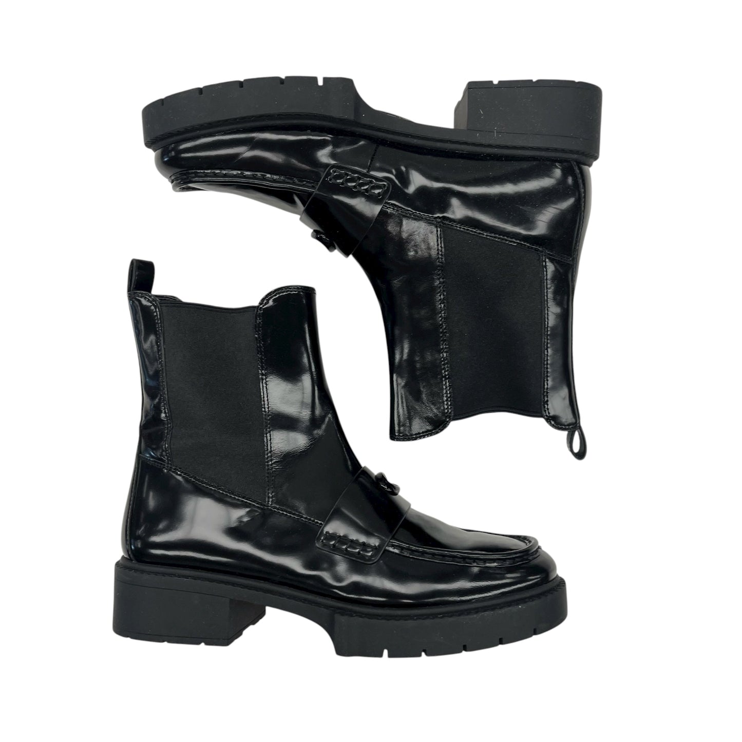 Boots Designer By Coach In Black, Size:10