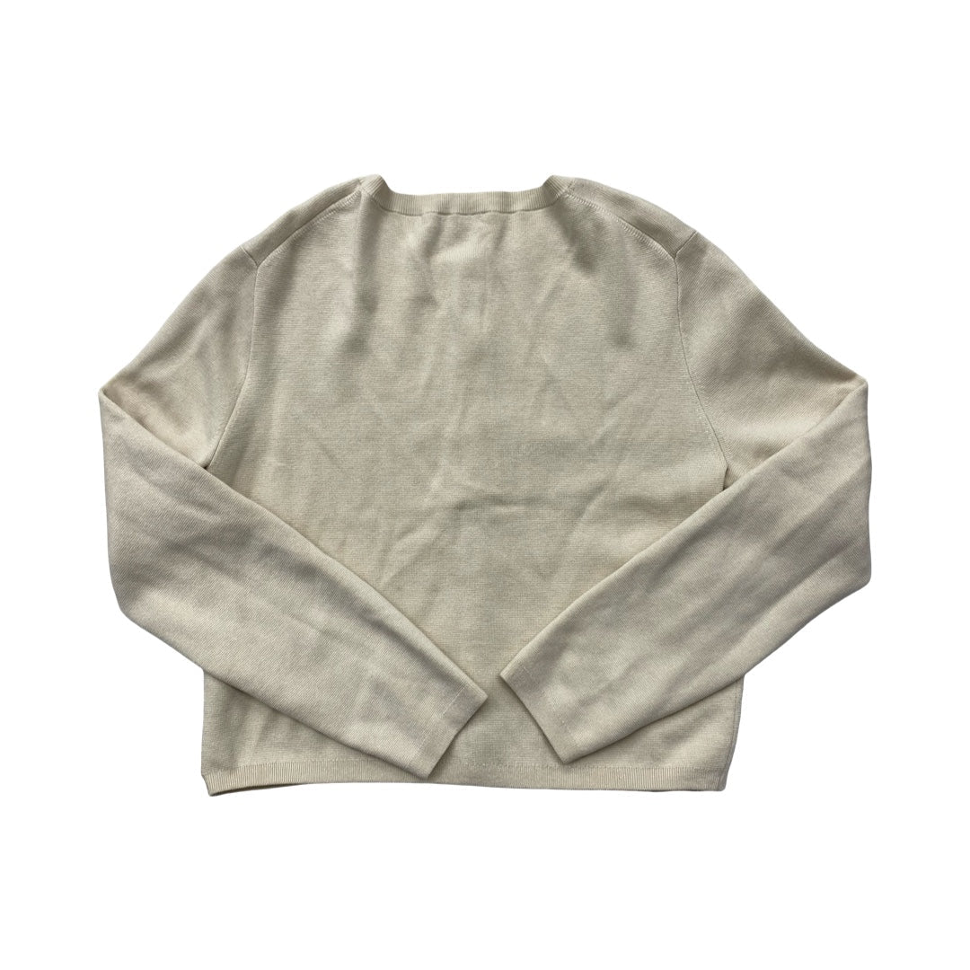 Sweater By J. Crew In Cream, Size:L