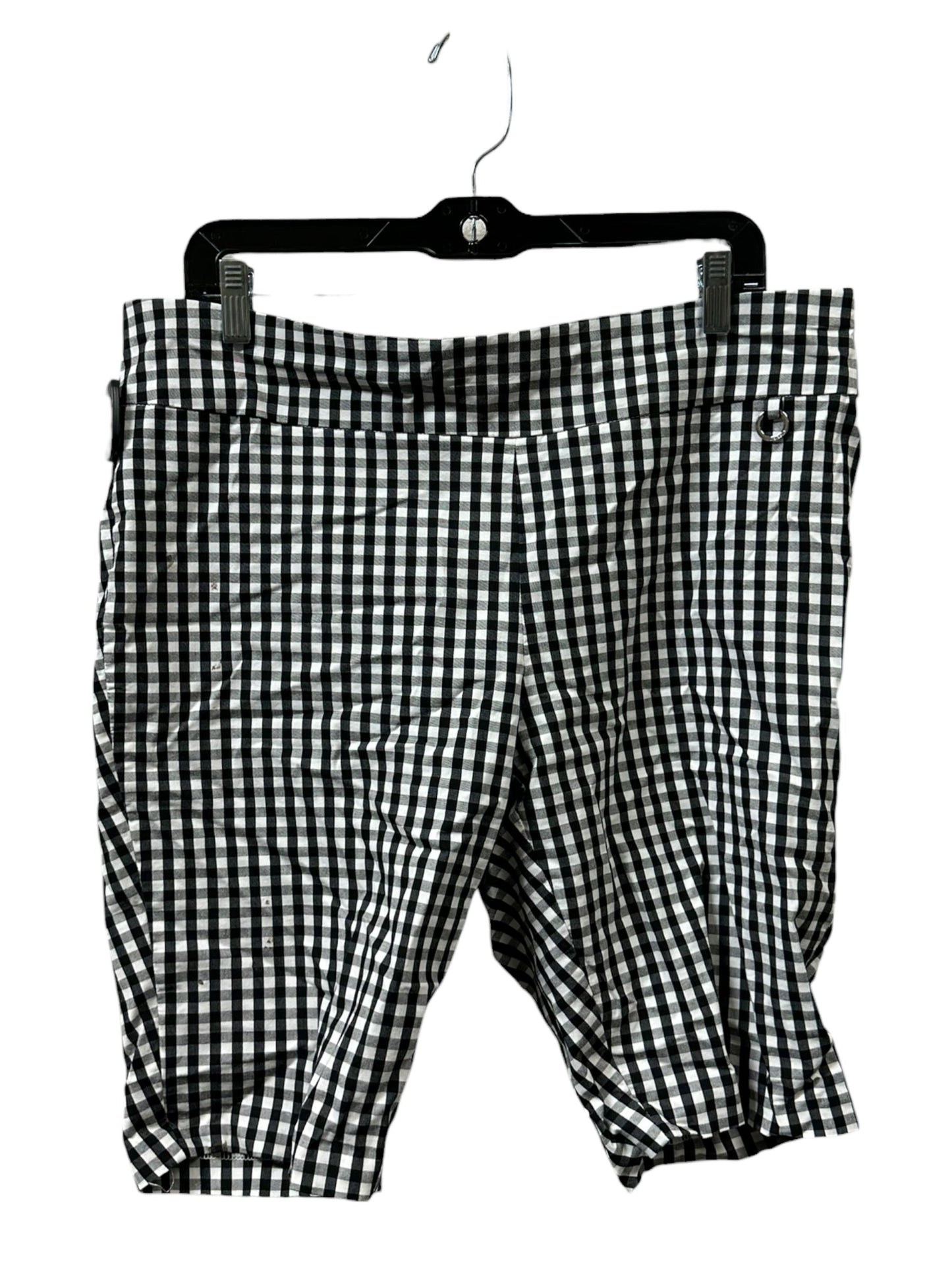 Shorts By Rafaella In Checkered Pattern, Size:Xl