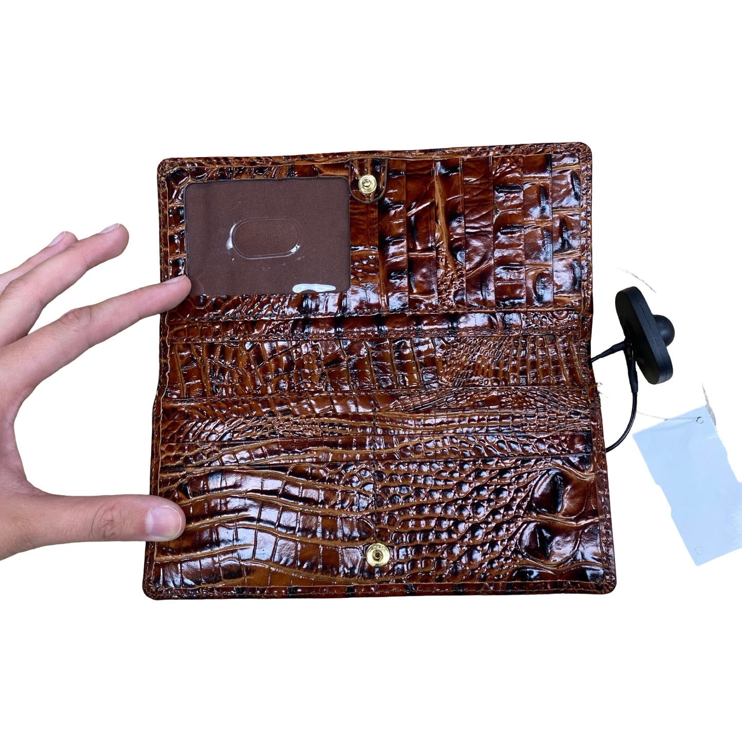 Wallet Designer By Brahmin In Brown, Size:Large