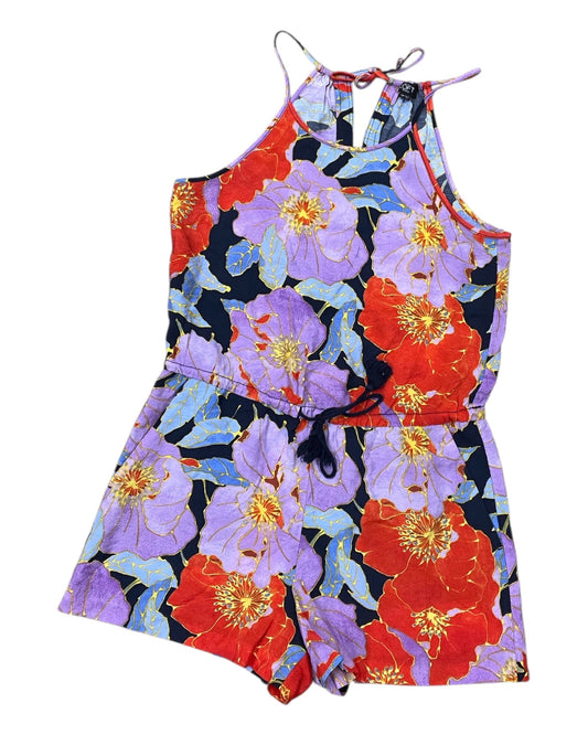 Romper By Loft In Purple & Red, Size:Mp