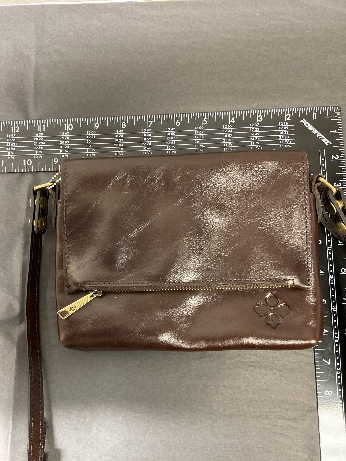 Crossbody Designer By Patricia Nash In Brown, Size:Small