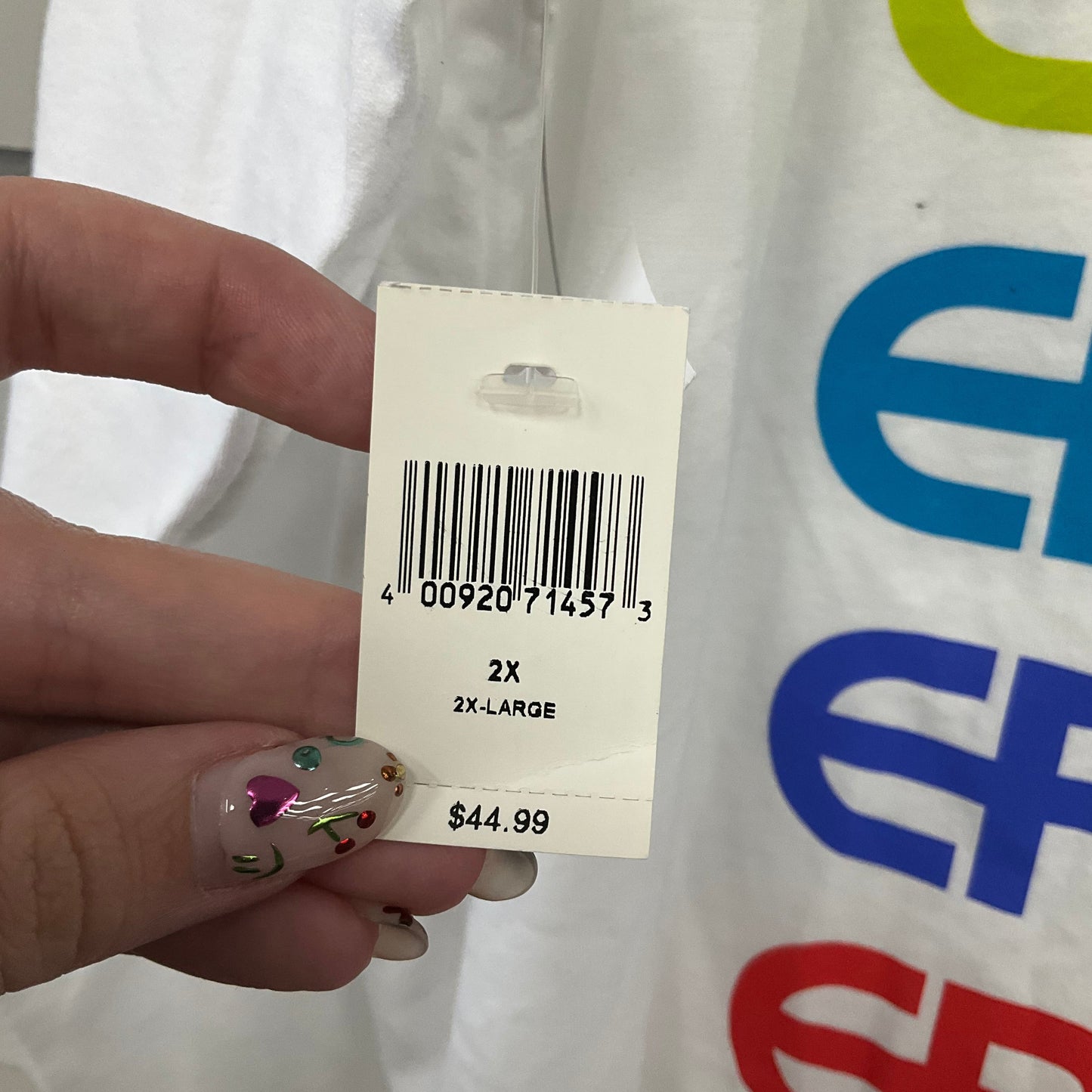 Jacket Fleece By Disney In White, Size: Xxl