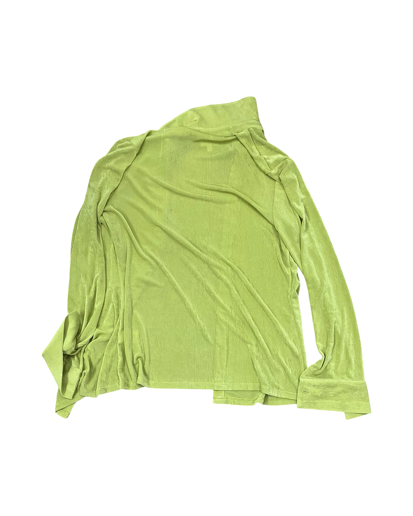 Blouse Ls By Jaclyn Smith In Green, Size:S