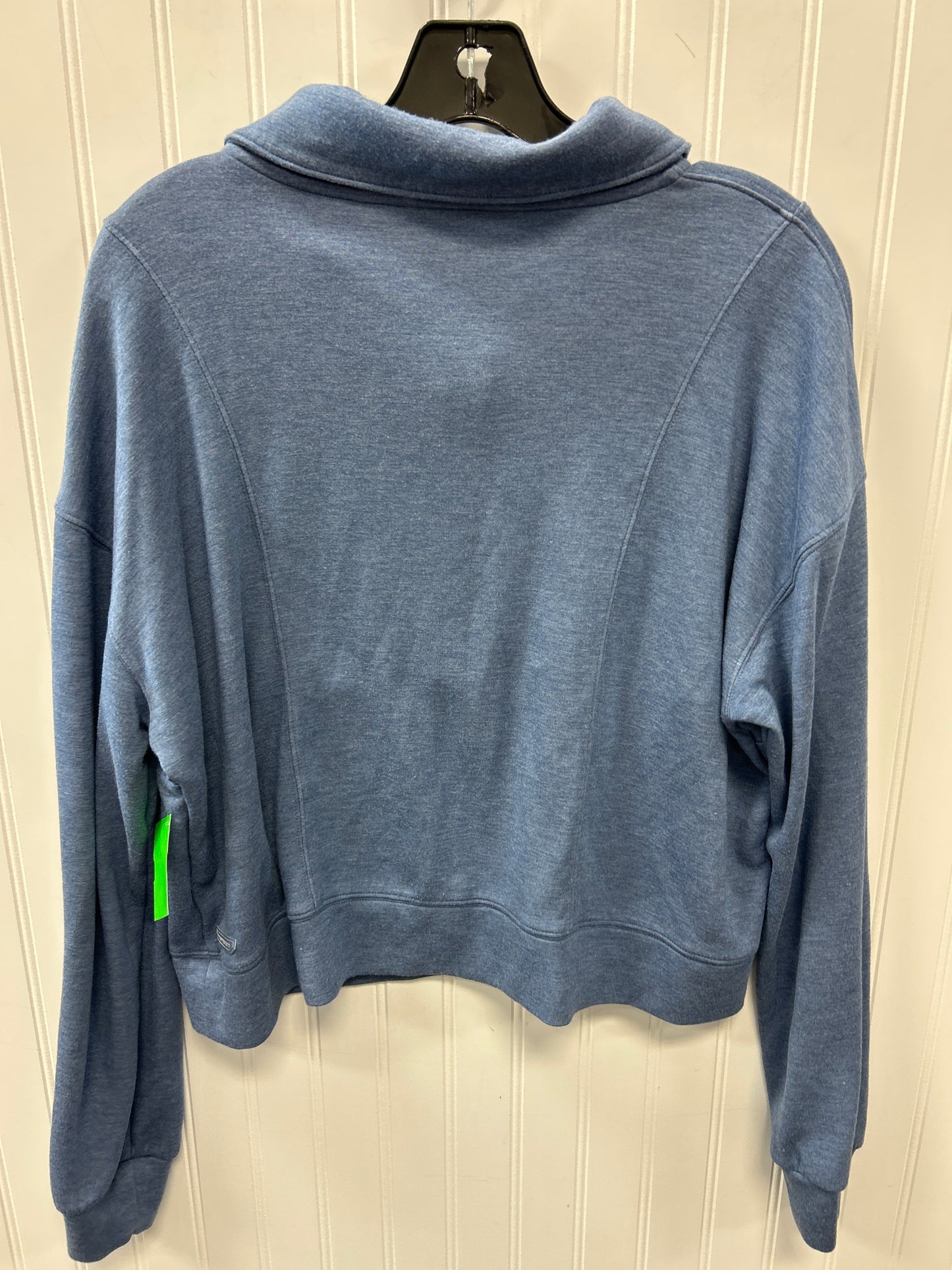 Athletic Top Ls Collar By Clothes Mentor In Blue, Size:L