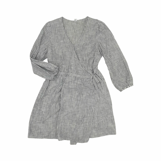 Dress Casual Midi By Old Navy In Blue & White, Size:L