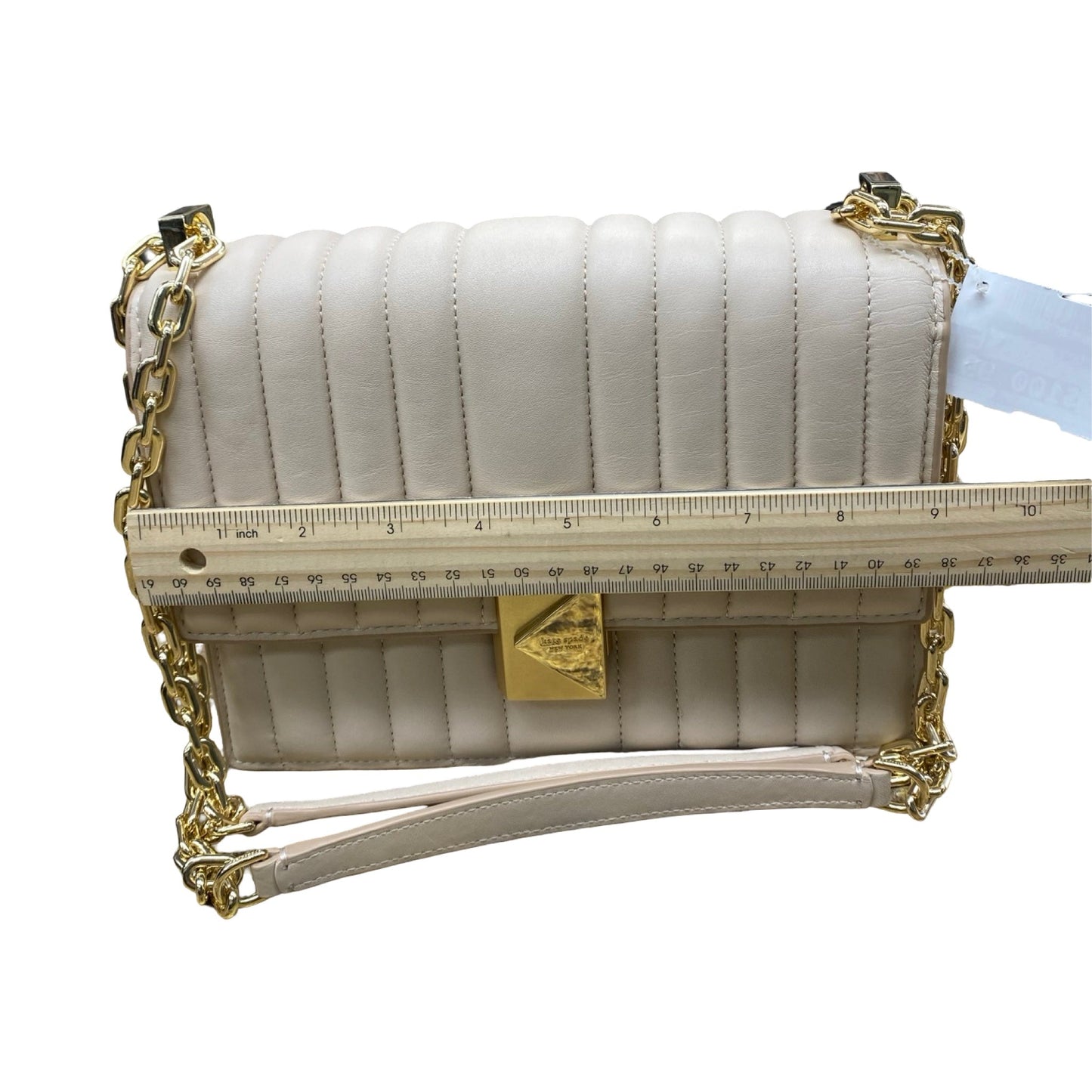 Handbag Designer By Kate Spade In Cream, Size:Small